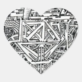 Tentacle Tank van Brian Benson Hart Sticker