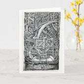 Tentacle Tank van Brian Benson Kaart (Gele Bloem)