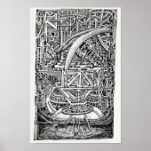 Tentacle Tank van Brian Benson Poster (Voorkant)