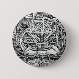 Tentacle Tank van Brian Benson Ronde Button 5,7 Cm