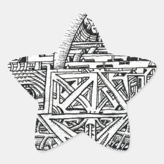 Tentacle Tank van Brian Benson Ster Sticker (Voorkant)