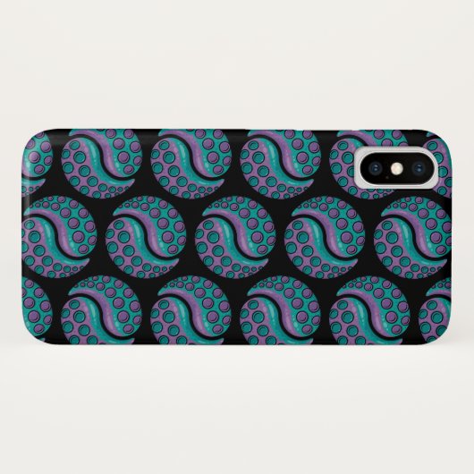 Tentacle Yin Yang Case-Mate iPhone Case (Achterkant (horizontaal))