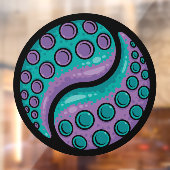 Tentacle Yin Yang Raamsticker (Vel 2)