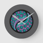 Tentacle Yin Yang Ronde Klok (Voorkant)