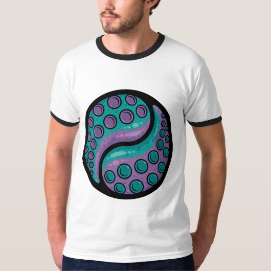 Tentacle Yin Yang T-shirt (Voorkant)