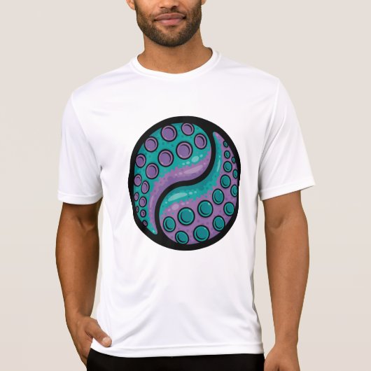 Tentacle Yin Yang T-shirt (Voorkant)