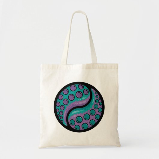 Tentacle Yin Yang Tote Bag (Voorkant)