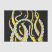 Tentacles Donkere inkt Tissuepapier (Voorkant)