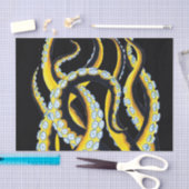 Tentacles Donkere inkt Tissuepapier (Craft)