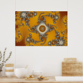 Tentacles Fractal Poster (Keuken)