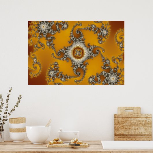 Tentacles Fractal Poster (Keuken)