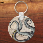 Tentacles Grey Map Sleutelhanger (Voorkant)
