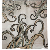 Tentacles Kraken Zee Monster Douchegordijn (Voorkant)