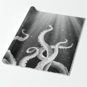 Tentacles Moon Rays Cadeaupapier (Uitgerold)
