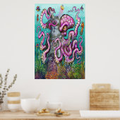 Tentacles Poster (Keuken)