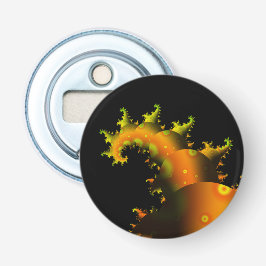 Tentakel fractal flesopener button flesopener