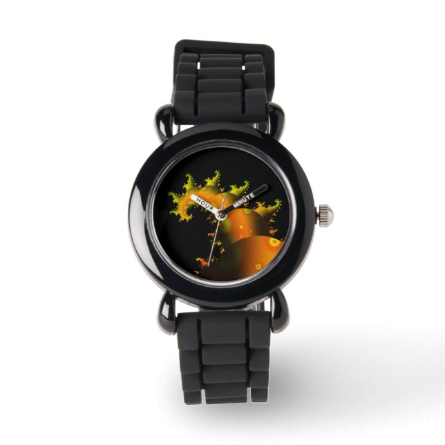 Tentakel fractal horloge (kind) (Voorkant)