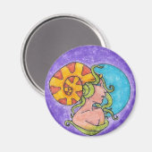 Tentakel meisje magneet (Voorkant / Achterkant)