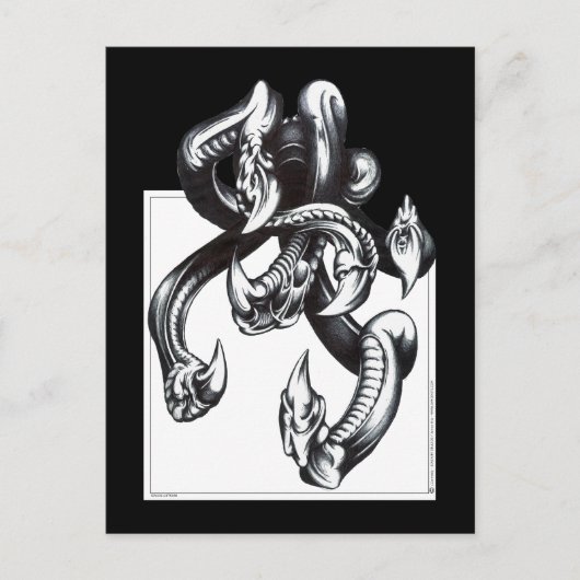 Tentakels Briefkaart (Voorkant)