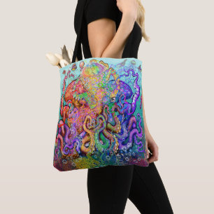 Tentakels Canvas tas