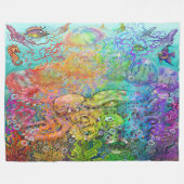 Tentakels Fleece Deken (Voorkant (Horizontaal))