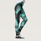Tentakels, gevlekte groene Leggings voor zeelieden (Rechts)