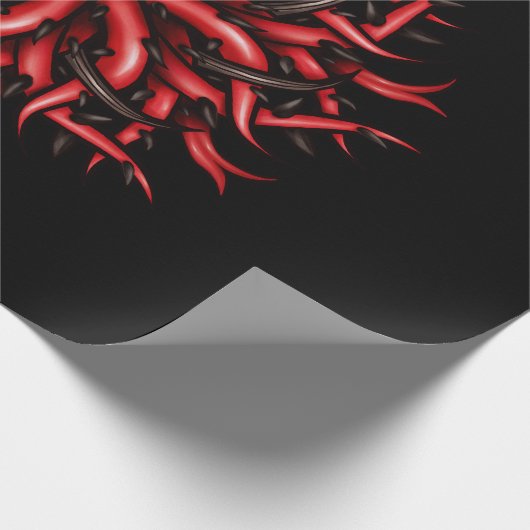 Tentakels Gothic Creepy Horror Cadeaupapier (Hoek)