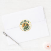 Tentbox Toeristensticker Ronde Sticker (Envelop)