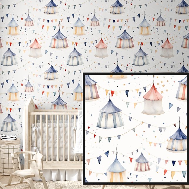 Tenten & Bunting Vlaggen Behang (Creator heeft geüpload)