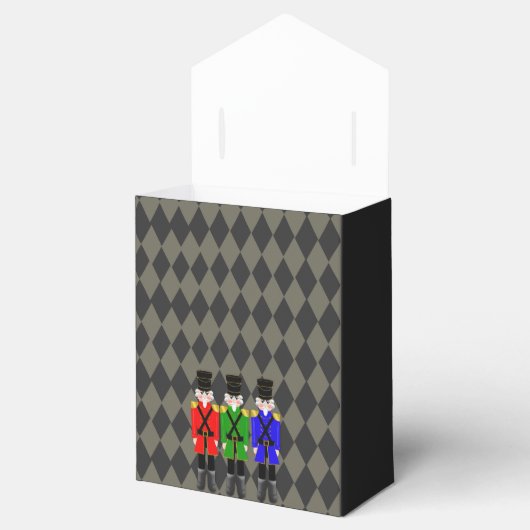 Tentgunst, Kerstmis, Notenkraker Diamantontwerp Bedankdoosjes (Geopend)