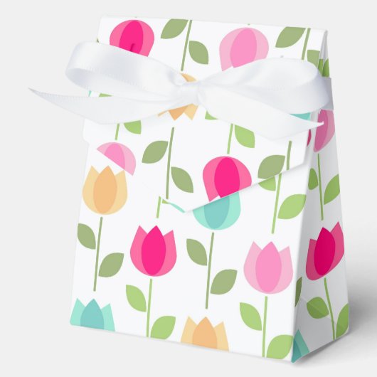 tentgunstboxen met lintkeuze bedankdoosjes (Voorkant)