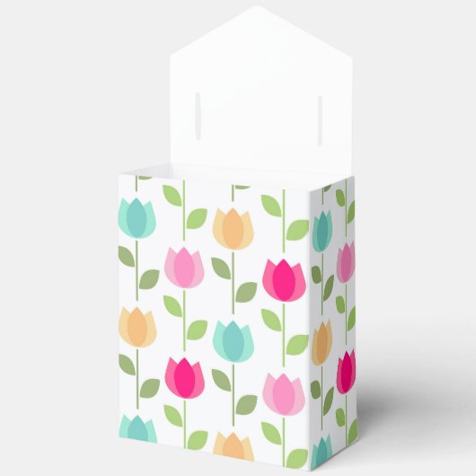 tentgunstboxen met lintkeuze bedankdoosjes (Open)