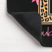 Tenth Years Old Girl Birthday Bow Coquette Leopard Muismat (Hoek)