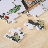 tentoonstelling Dinosaur Museum voor Natuurgeschie Legpuzzel (Zijkant)