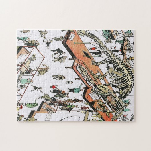 tentoonstelling Dinosaur Museum voor Natuurgeschie Legpuzzel (Horizontaal)