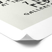 Tentoonstelling olieverfschilderijen poster (Hoek)
