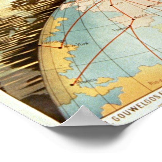  tentoonstelling Universelle d'Anvers 1894 Poster (Hoek)