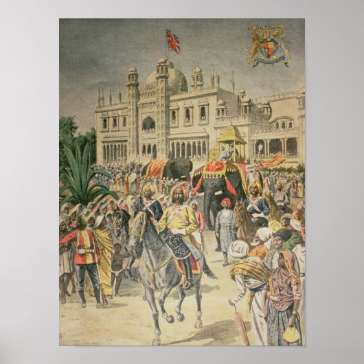 tentoonstelling van 1900: het Anglo-Indische pavil Poster (Voorkant)