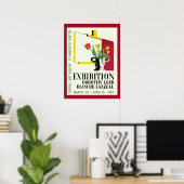 Tentoonstelling van Amerikaanse vrouwelijke schild Poster (Thuiskantoor)