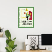 Tentoonstelling van Amerikaanse vrouwelijke schild Poster (Thuiskantoor)