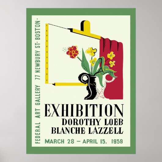 Tentoonstelling van Amerikaanse vrouwelijke schild Poster (Voorkant)