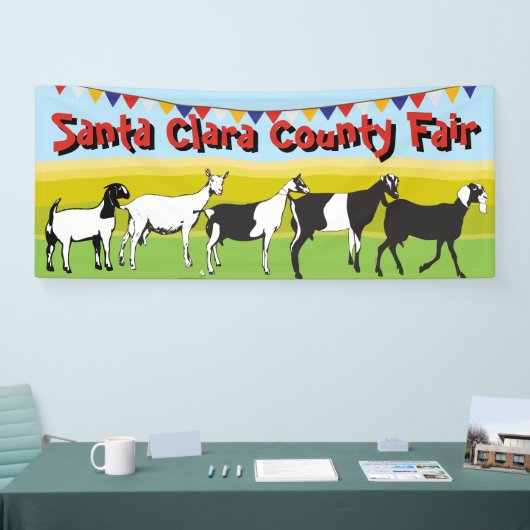 tentoonstelling van de geitenbeurs spandoek (Beurs)