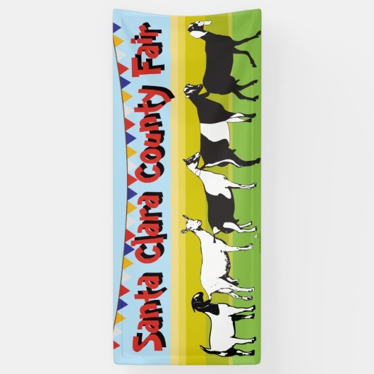 tentoonstelling van de geitenbeurs spandoek (Verticaal)