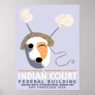 Tentoonstelling Vintage Amerikaans Design Poster