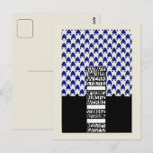 tentoonstelling  Wiener Werkstaette Briefkaart (Voorkant / Achterkant)