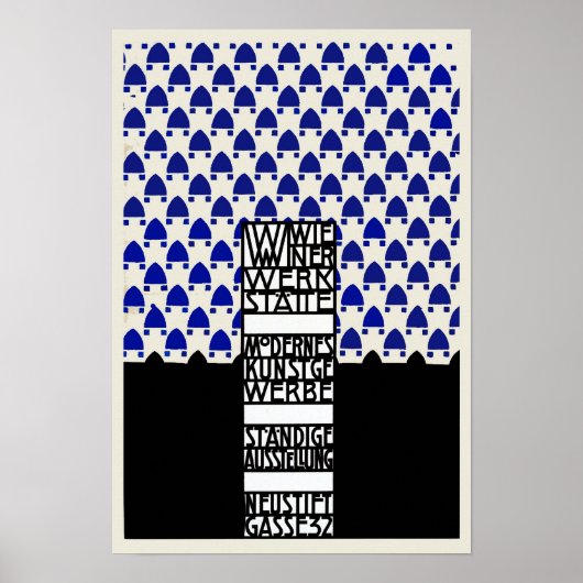tentoonstelling Wiener Werkstaette Poster (Voorkant)