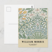 tentoonstelling William Morris Garden Briefkaart (Voorkant / Achterkant)