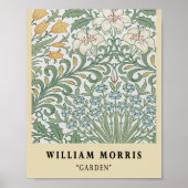  tentoonstelling William Morris Garden Poster (Voorkant)