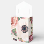 Tentpapier Favor Box Geometrische tuin Roos Glitte Bedankdoosjes (Geopend)