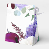 Tentpapier Favor Box Lavendel Hibiscus op wit Bedankdoosjes (Achterkant)